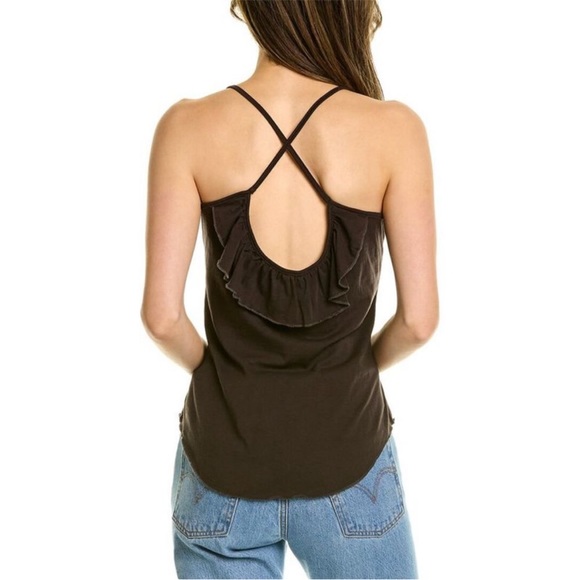 NWT, Chaser, Women’s ruffle top cross back cami - Picture 2 of 4